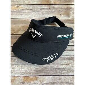 Callaway Rouge Chrome Soft Odyssey Adjustable Black Strap Golf Hat Visor
